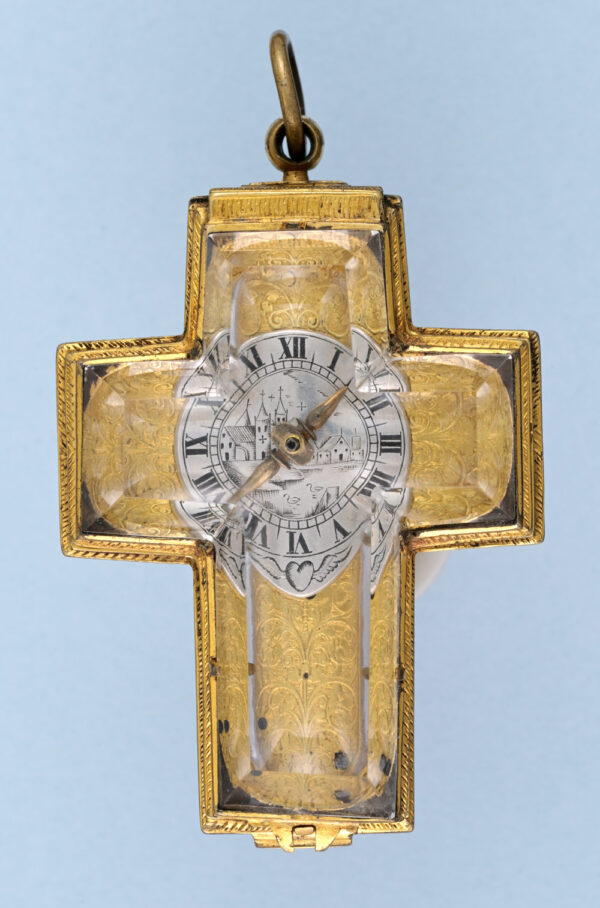 Early Rock Crystal Crucifix Watch - Image 8