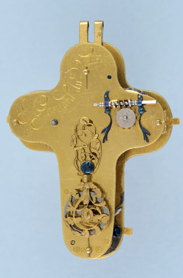 Early Rock Crystal Crucifix Watch - Image 3