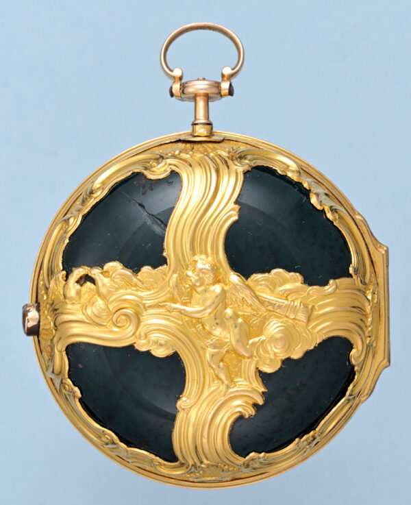 Rare Gold and Bloodstone Chatelaine Watch - Image 6