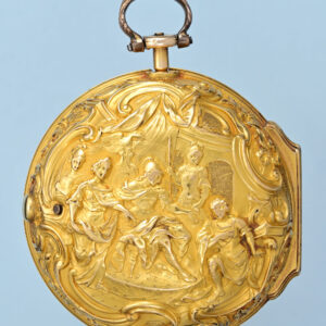 Gold Repousse Pair Cased Verge