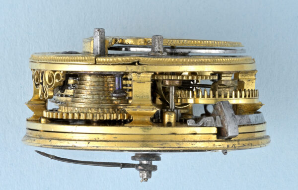 Gold Repousse Pair Cased Verge - Image 2