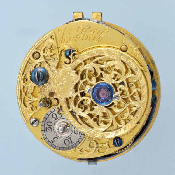 Chinese Market Shagreen Box with Watch - Image 3