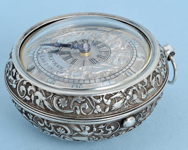 Rare Silver Champleve Differential Dial Verge - Image 8