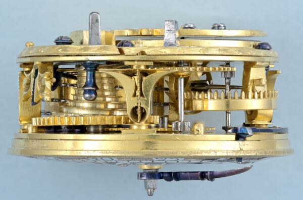 Rare Silver Champleve Differential Dial Verge - Image 4