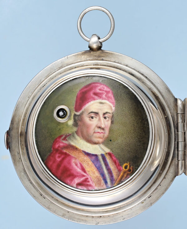 Rare Visible Mock Pendulum with Concealed Portrait - Image 9