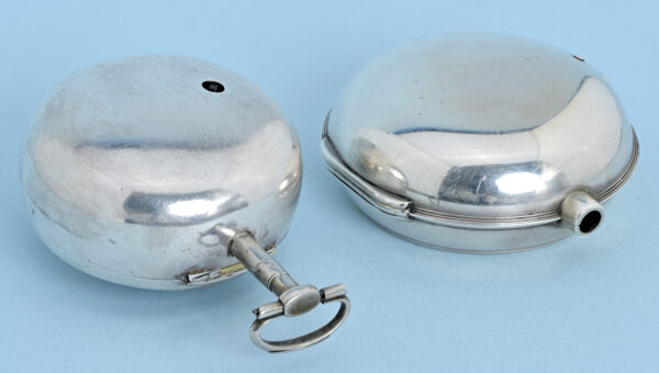 Silver Champleve Dial Calendar Verge - Image 4