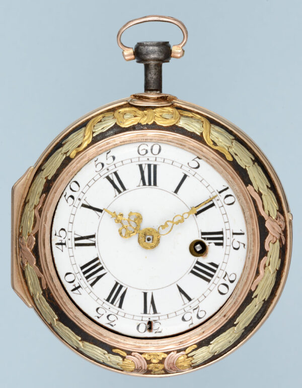 Rare Gold Decorated Watch and Chatelaine - Image 5