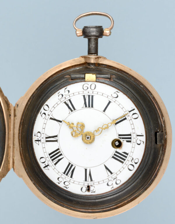 Rare Gold Decorated Watch and Chatelaine - Image 4